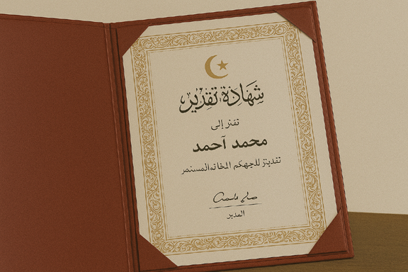 Certificate Design 3