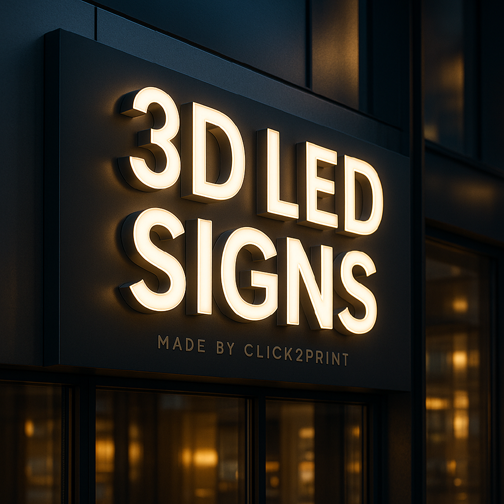 3D LED Signage
