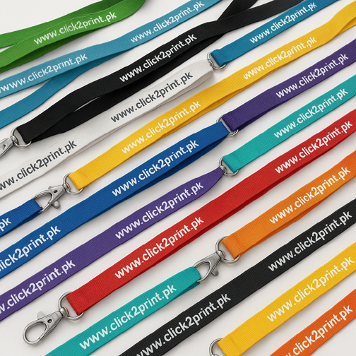 Custom Lanyard Printing by Click2Print